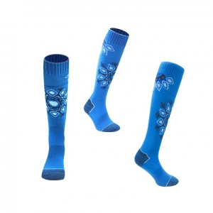 Women ski socks skiing snowboarding warm winter thermal socks outdoor performance socks