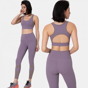China Women High Waist Stretchy Mesh Comfort Soft Butt Lift Stripe Yoga  Leggings factory and suppliers