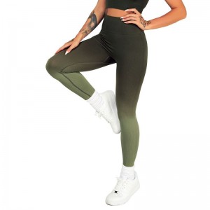 Women seamless leggings high waisted butt lifting yoga print running pants – Seamless | Activewear