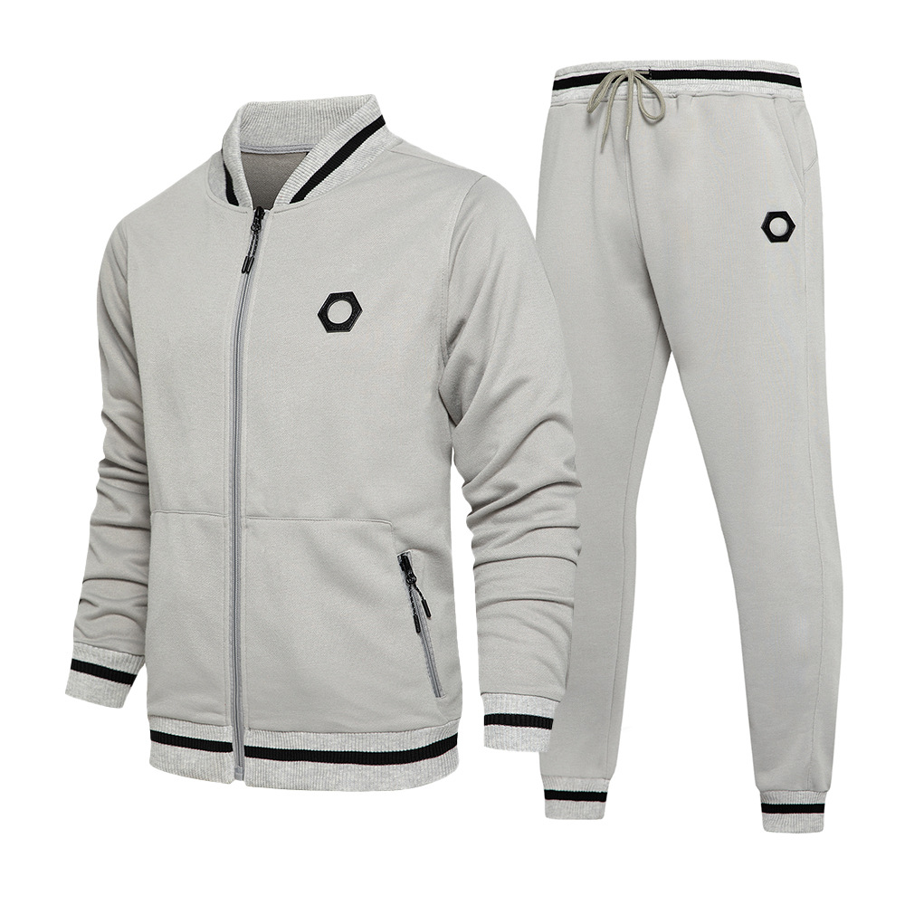 China OEM Plain Running Sweatsuit Outdoor Jogging Tracksuit Casual ...
