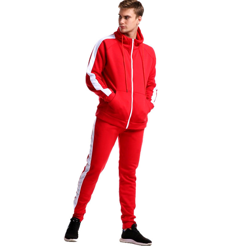 China Wholesale Denim Padding Jacket Pricelist Factory Custom men hoodies fleece two pieces Sportswear jogger sweatsuit mens tracksuit – Omi