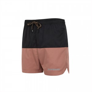 Casual Shorts | Mens fashion patchwork pants color blocked activewear workout running shorts