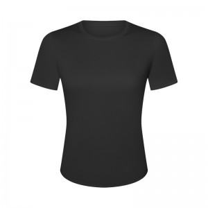 Women running fitness tennis t-shirt moisture wicking breathable quick dry cool workout tshirts