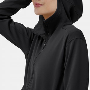 Lady Athletic Sportswear Workout Top Fitness Zipper Long Sleeve Hooded Yoga Sports Jackets Coat