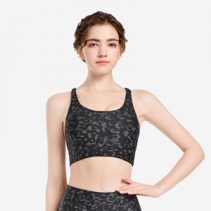 Sports bra | Women sexy cross strappy back workout top gym fitness sportswear yoga sports bra