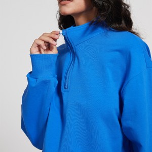 Professional Factory for China Fashion Men Green Hoodie Half-Zipper Sweatshirt