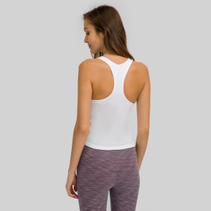 100% Original Factory China Knit Cotton Ribbed Cotton Women′s Sports Tight Short Vest Sports Vest Yoga Vest Sleeveless Vest Top Tanks