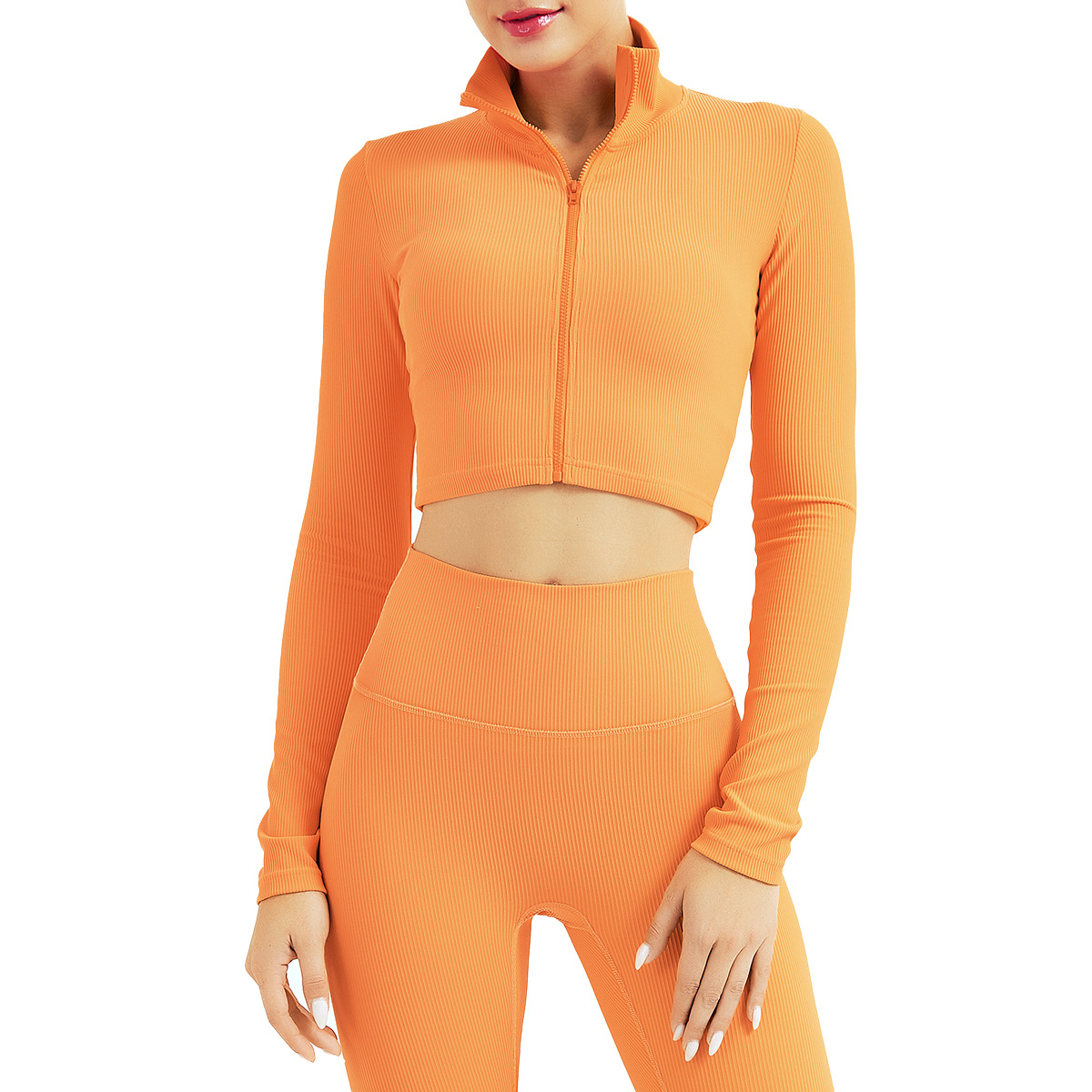 Safety Orange Crop Bra - Customizable 3D bra designed for your curves. –  AndHerShop