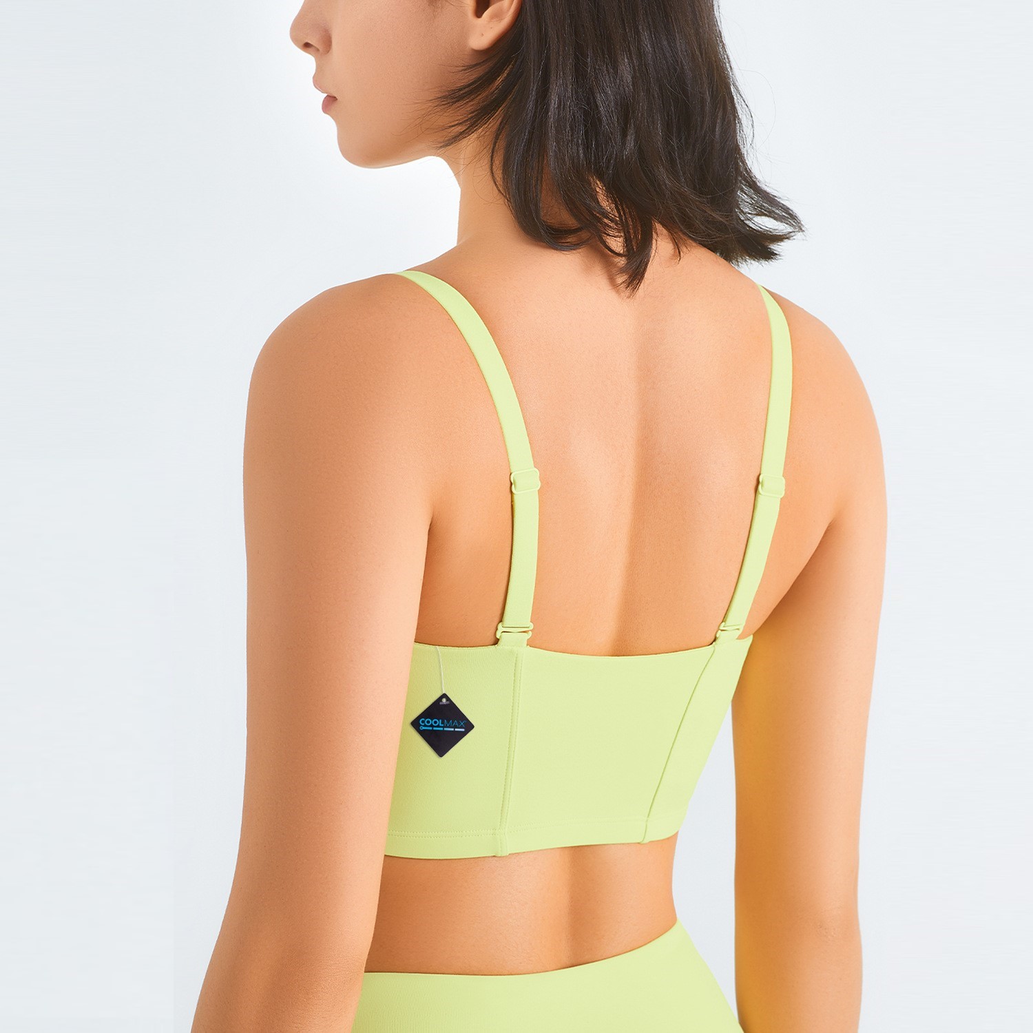 Women Backless Adjustable Straps Athletic Gym Fitness Workout Top