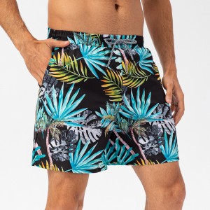 2019 Good Quality Summer Elastic Waist Custom Men′ S 100% Polyester Swim Trunk Mesh Beach Shorts for Men