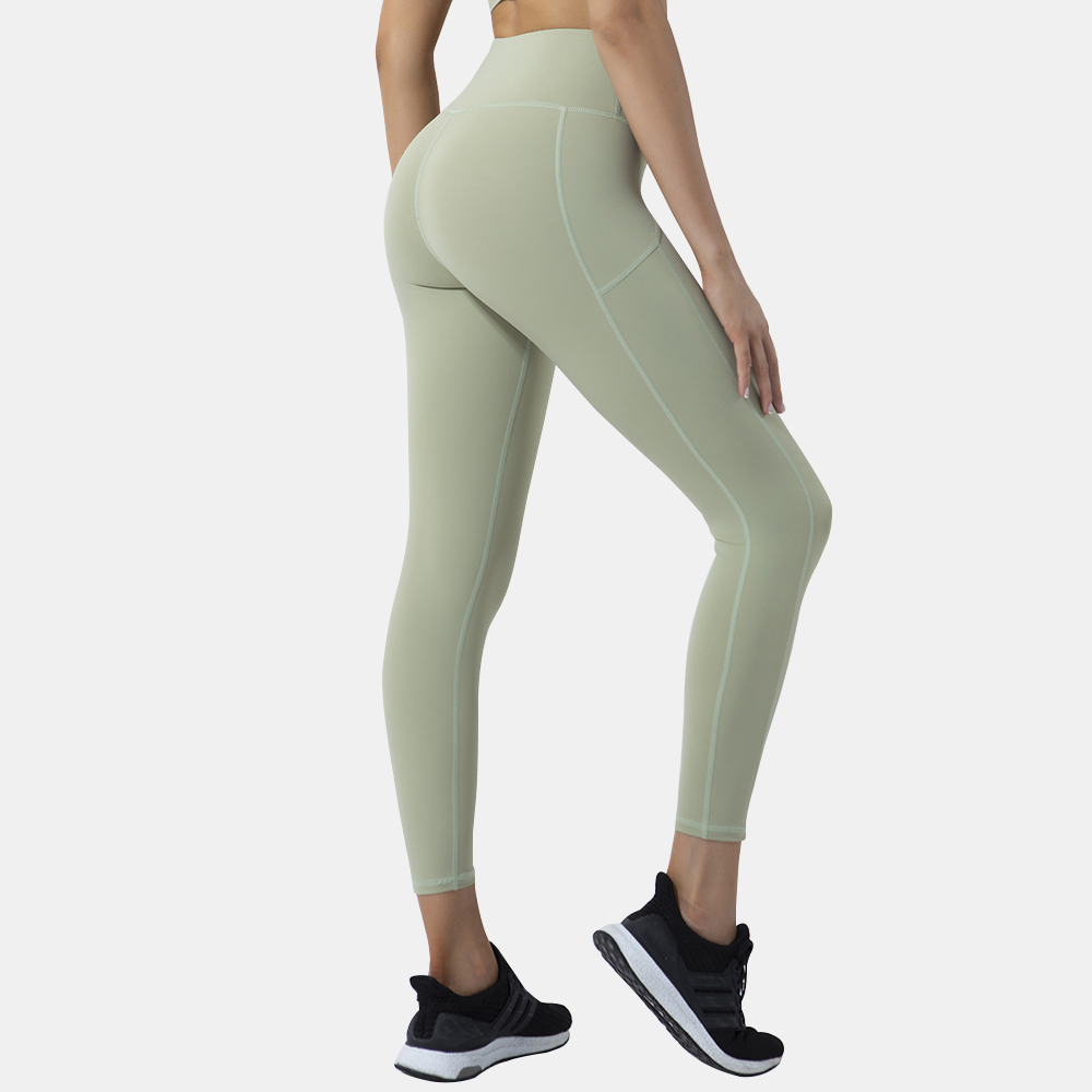 Factory Supply Patterned Running Leggings - Custom yoga fitness womens clothing sportswear lady high waist tights butter body shaper legging – Omi