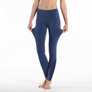OEM China Jaquetas Termicas Feminina - Custom women gym clothes workout fitness sport gym mesh jogger yoga leggings pants with phone pocket – Omi