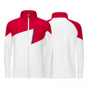 Colorblock knitted full zip activewear coat outdoor training jacket – Sports Jackets | Sportswear