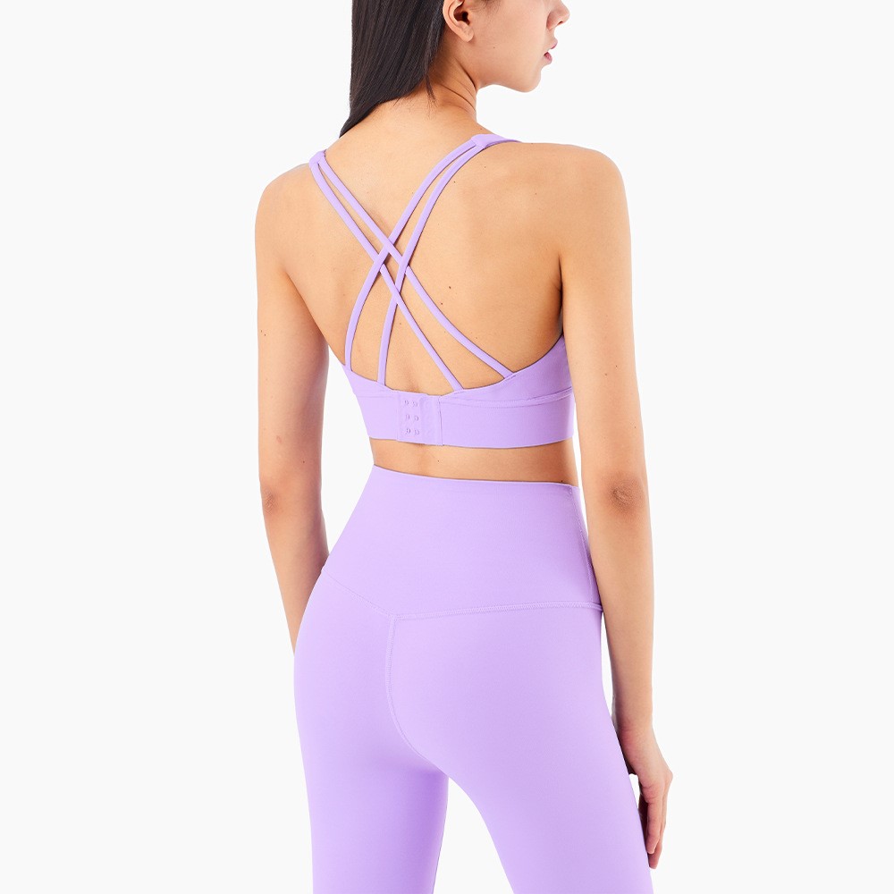 Backless Sports Bra and Workout Leggings Women Activewear Set