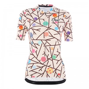 Cycling jersey top riding wear printing zip short sleeve bicycle jersey – Activewear | Cycling wear