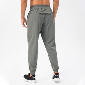 Men loose active jogger pants casual stretch breathable fitness running train drawstring sweatpants