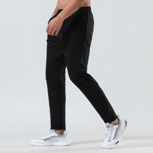 Mens running jogger pants breathable outdoor quick dry elastic fitness workout trackpants