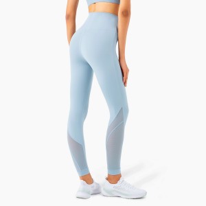 Women mish pachwork high waist yoga leggings butt lifting workout gym running athletic trackpants