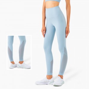 Factory For 2022 Women Sports Mesh Trouser Gym Workout Fitness Yoga Pant Legging