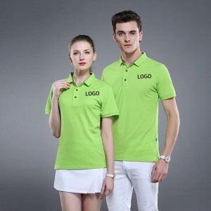 Men golf polo shirts lapel short sleeve custom embroidery print logo slim fit workwear t-shirt