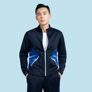 Activewear full zip training athletic coat printed jogging running jacket – Sports Jackets | Sportswear