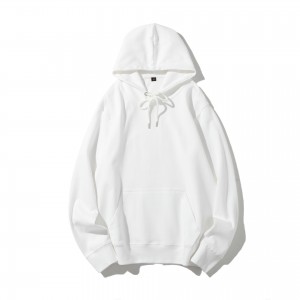 Mens cotton pullover hoodies custom logo spring fall long sleeve sweatshirts with kangaroo pocket