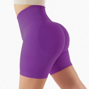 Women seamless yoga shorts running sports high waist butt lift fitness shorts- Seamless | Activewear
