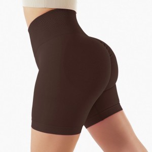 Women seamless yoga shorts running sports high waist butt lift fitness shorts- Seamless | Activewear