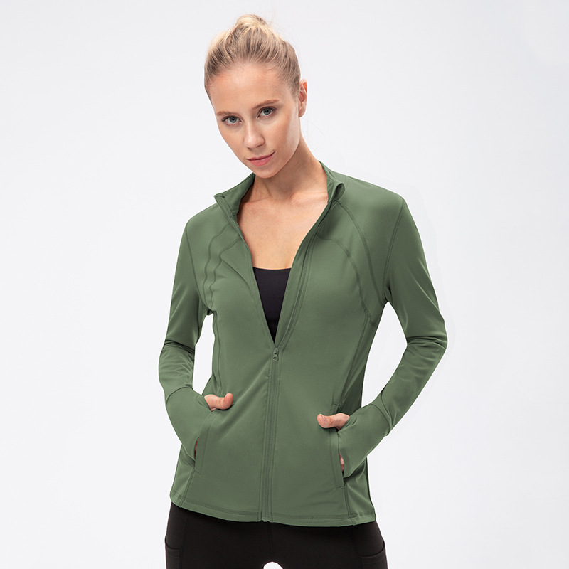 Women′ S Workout Running Jackets Slim Fit Athletic Yoga Jacket for Women  Zip up Track Gym Wear with Thumb Holes - China Running Jacket and Cropped  Jacket price
