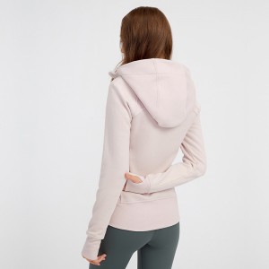 Manufacturer for China Custom Design Ladies Leisure Apparel Zip Polar Fleece Women Hoodies Winter