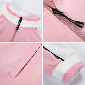 Manufactur standard China Designer Sportwear Apparel Printed Embroidery Color Blocked Half Zipper Hoodies