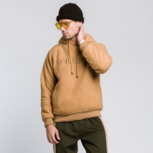 Hoodies | Men’s Fashion Pullover Hooded Lambs Wool Jackets Winter Custom Emb Sweatshirts