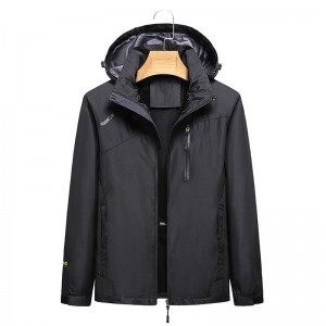 Men women softshell jackets rainproof loose zip outdoor coat removeable hooded mesh lining jacket