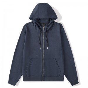 Mens fashion winter new knitted full zip hoodies casual sports hooded drawstring outdoor jackets