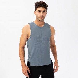 Men fitness loose tank top quick dry breathable basketball running gym training sleeveless tshirt