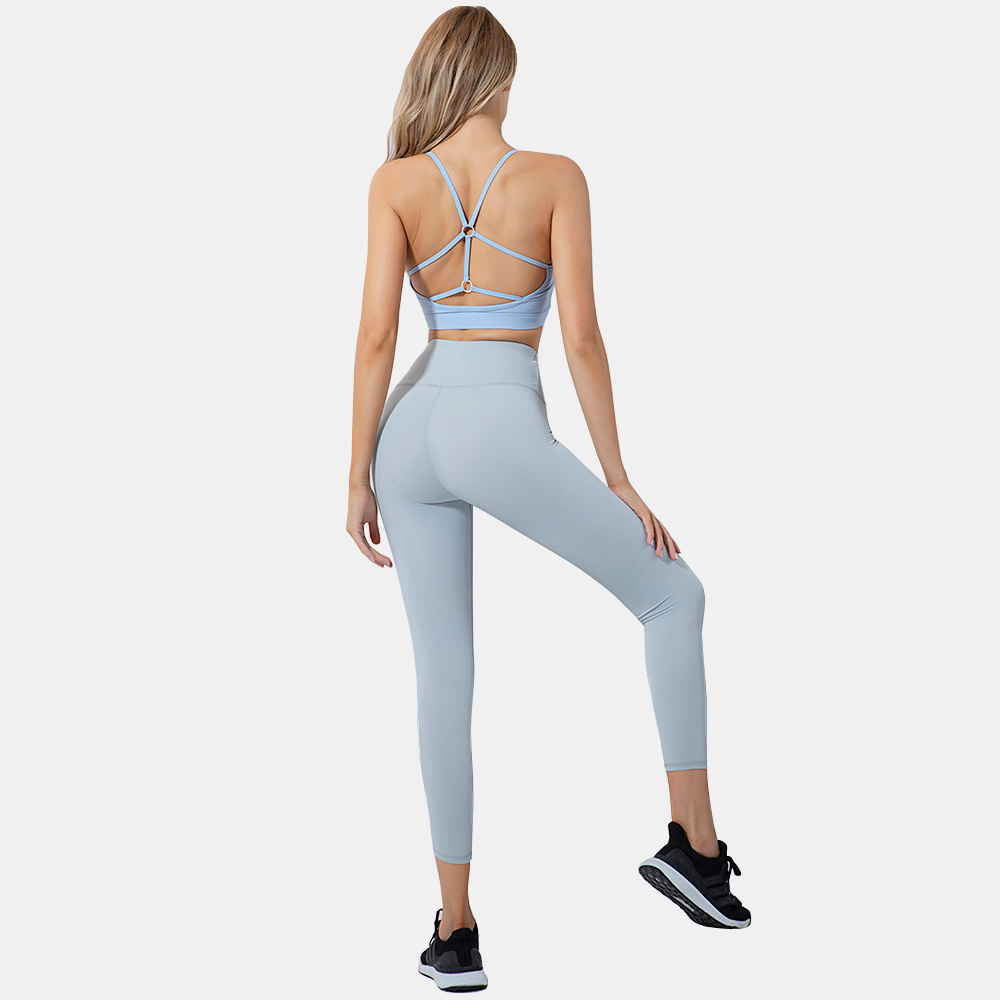 Manufacturer of High Waist Leggings - Wholesale custom workout clothes sets sport bra and yoga pants two piece set women clothing – Omi