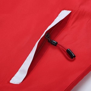 Men women supermarket overalls color block zip vest custom logo coat volunteer sleeveless jackets