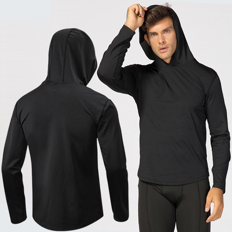 High-Quality CE Certification All Over Printed Pants Suppliers Manufacturers - Custom mens hoodies & sweatshirts running training fitness clothes sports long sleeve hooded shirts – Omi