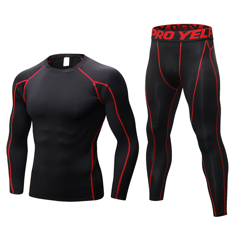 Manufacturer of Men Jacket - Men Sportswear sets Fitness Yoga Wear Suit Breathable Elastic Running Gym set – Omi