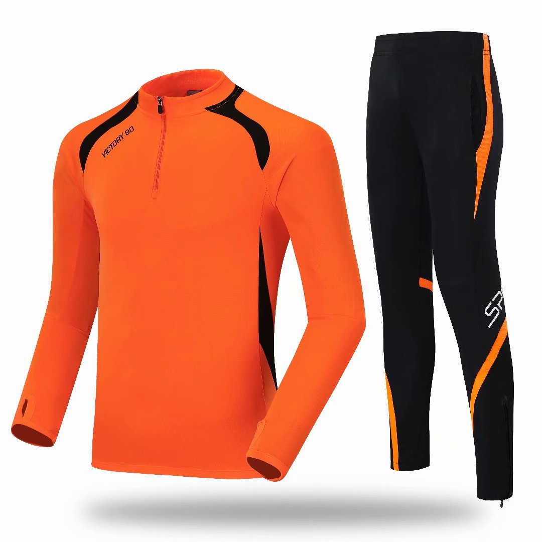 High definition One Side Straps Bra - Custom men sports jacket running pants training set football soccer tracksuit – Omi