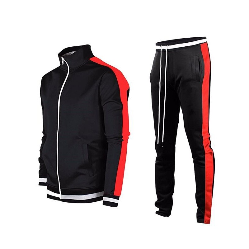China Wholesale Jackette For Men Factotries Quotes Sports wear custom men’s zip jackets jogger running sets fleece tracksuit – Omi