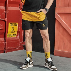 Custom Logo New Mens Fitness Gym Running Shorts brand Workout sweat Sport Shorts