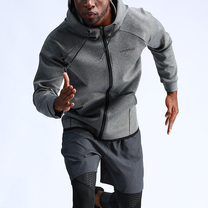 China Manufacturer for Workout Leggings Sale - Custom Men’s Hoody Plain Zip Up Hoodies Fitness Sports Sweatshirts Hoodie – Omi