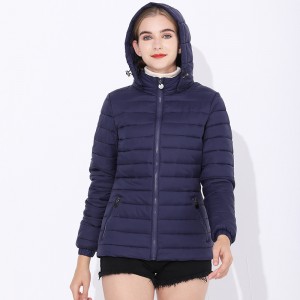 Women’s silm fit padded jacket hooded full zip up quilted jackets – Coats | Outdoor wear
