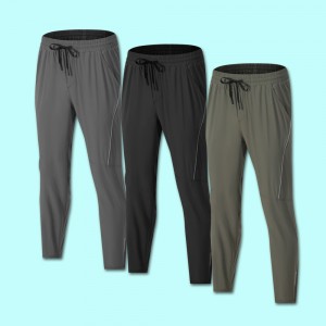 Men quick-dry active sweatpants high stretch breathable running workout pants outdoor trackpants