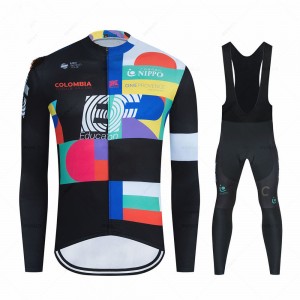 Outdoor cycling long sleeve jersey set road bicycle riding bib pants set – Activewear | Cycling wear