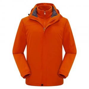 Outdoor coats 2 pcs hardshell jacket 3 in 1 men women outdoor jackets – Coats | Outdoor wear