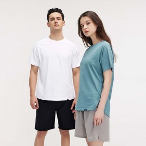 Summer outdoor sports quick dry tshirt loose plus size round neck running short sleeve t shirt