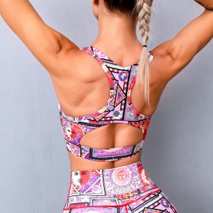 Hot Sale custom private label women high impact athletic yoga sports bra