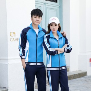 Direct factory OEM training sweatsuit set active track suits two pieces sports custom tracksuit